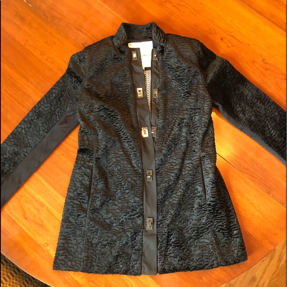 Cabi Black Velvet Jacket - Carol Anderson